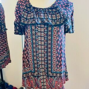 Knox Rose Multicolor Patterned Blouse